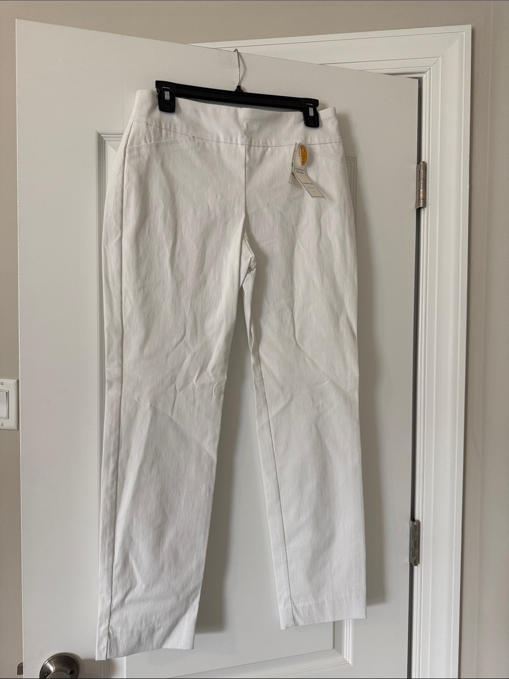 Charter Club White Straight-Leg Women’s Pants